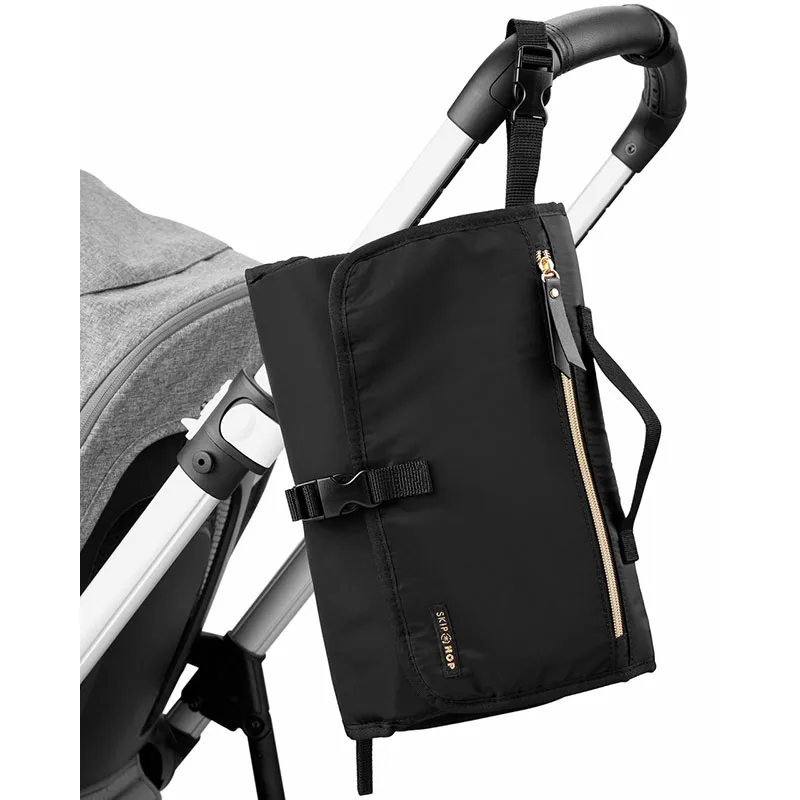 Sac à langer avec matelas Pronto Noir - 30x10x21cm-6