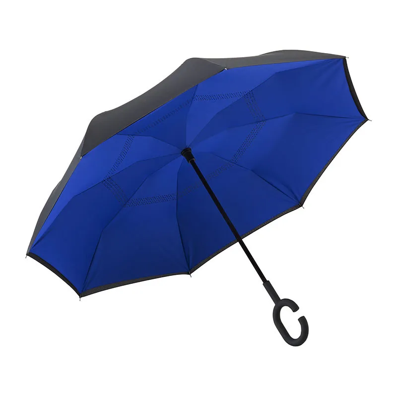 Parapluie ouverture inversée Impliva - Bleu-1