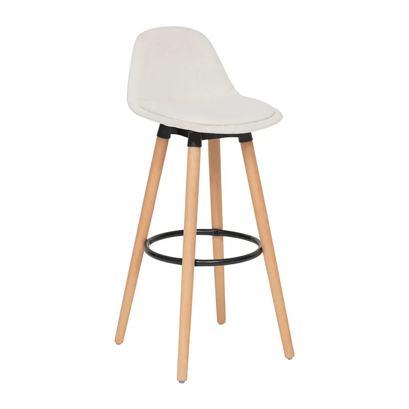 Chaise de bar Maxon Blanc - 40x45x92cm-0