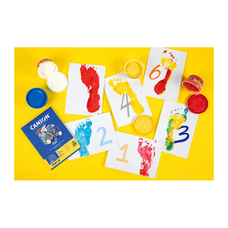 Kit créatif Peinture au doigt My Little Feet Be-bè - 5pcs-4