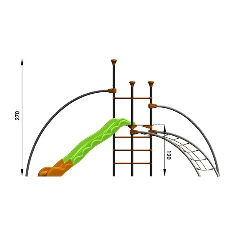 Structure de jeux Evo 6 Agrès - 3+-3