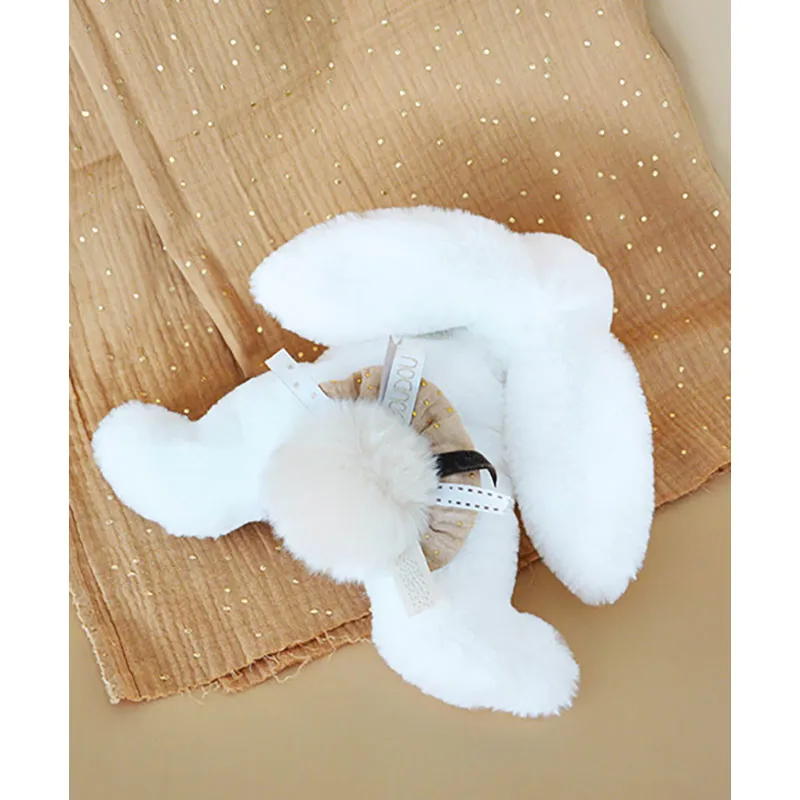 Doudou Pantin Lapin Happy Wild Beige - 25cm-5
