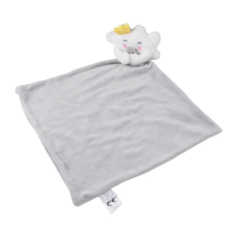Peluche couverture Nuage Essen'ciel Gris - 33x33cm-0