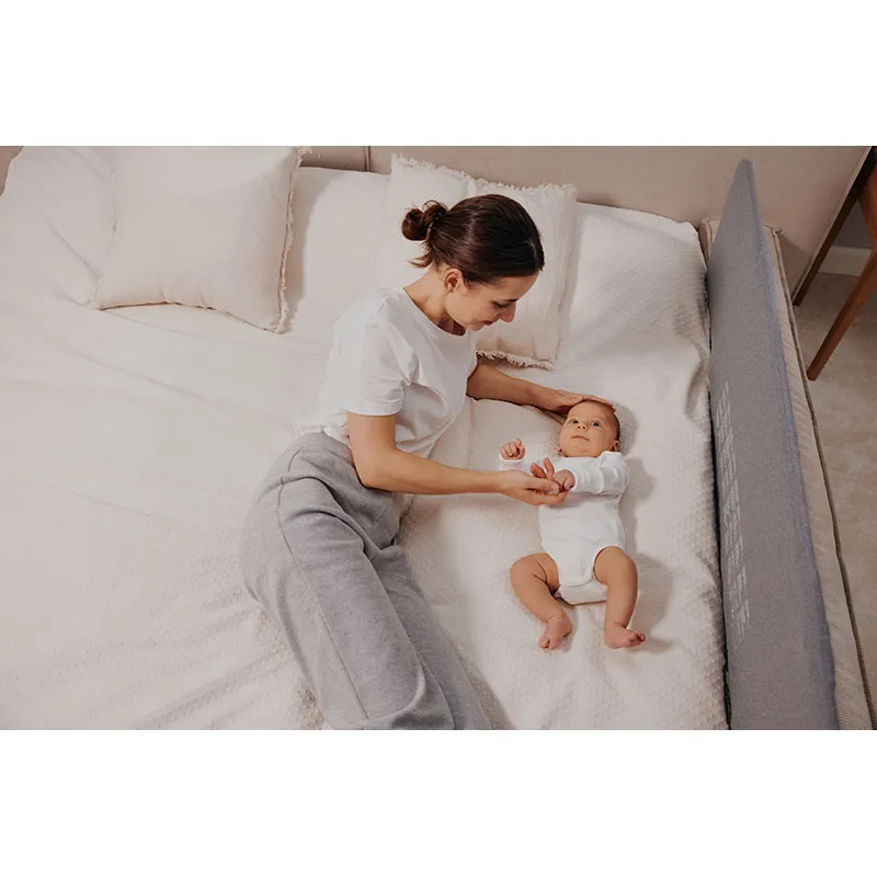 Barrière de lit XL Lora Gris - 18m+-10