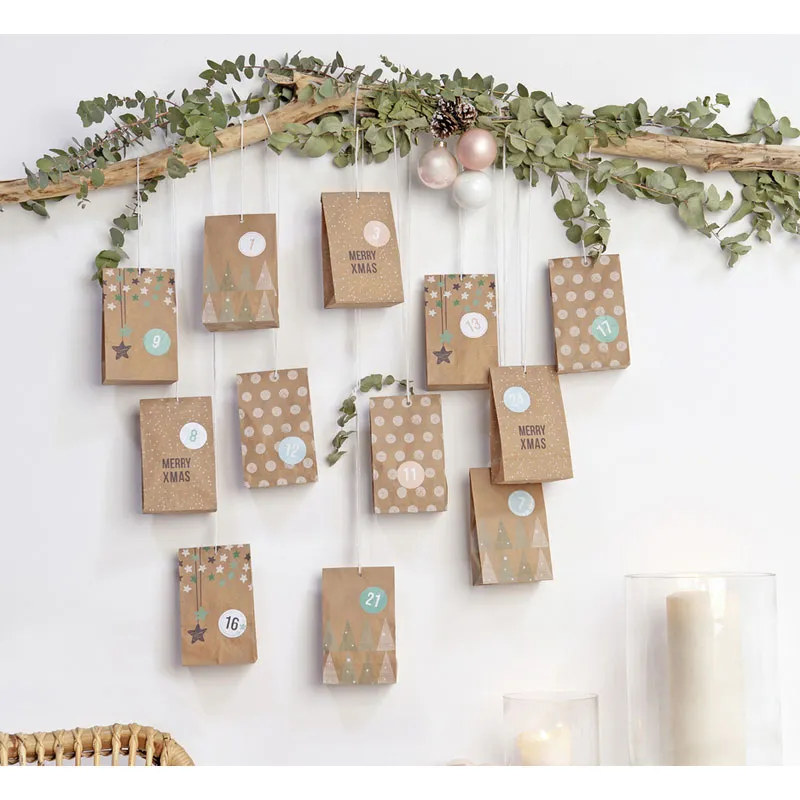 Calendrier de l'avent Sachets Nature - 48pcs-3