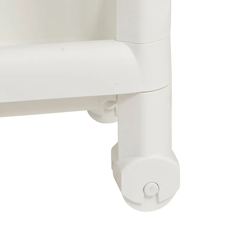 Desserte 3 niveaux plastique Blanc - 52x17x70,5cm-2