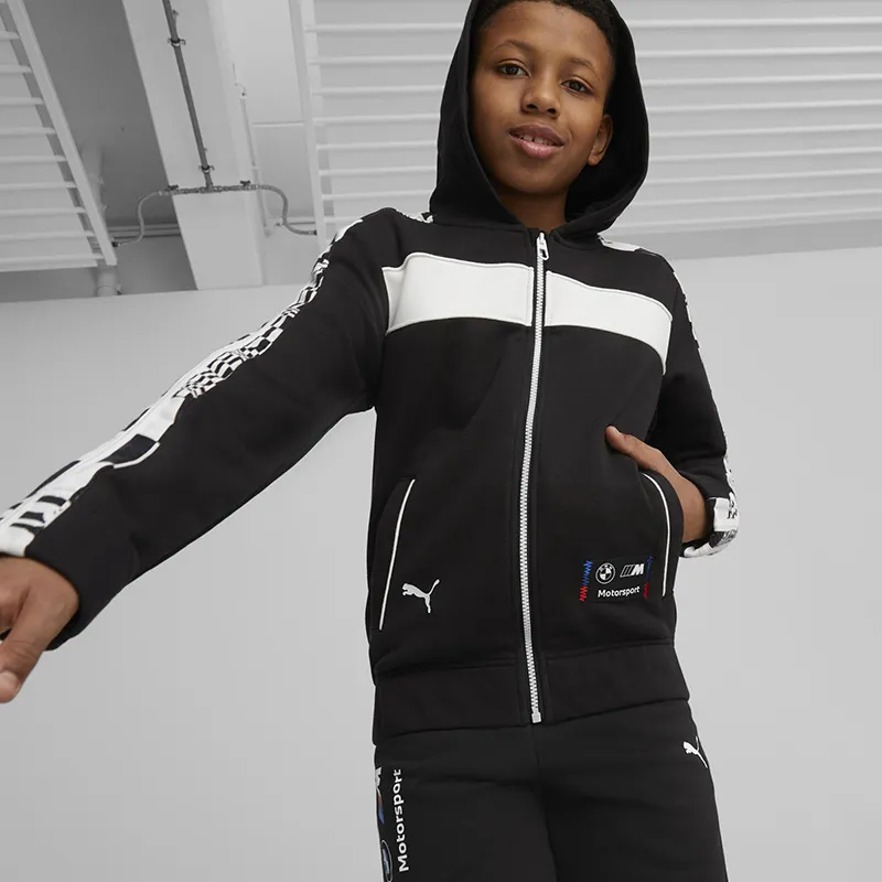Veste à capuche Garçon BMW Motorsport Puma - Noir-0