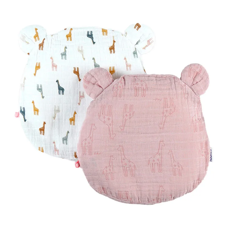 Coussin ergo. + 2 housses M&M Rose Noukie's - 20x10x20cm-0