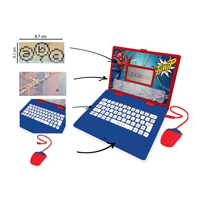 Ordinateur 124 activ. FR/ANG Spider-Man - 4+-1