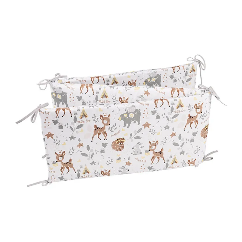 Tour de lit Coton Animaux de la forêt - 30x180cm-0