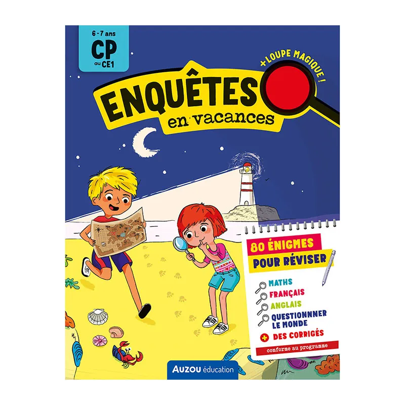 Enquêtes en vacances Du CP au CE1 - 6+-0
