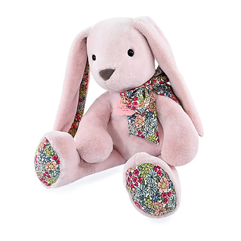 Copain calin Lapin Rose tendre - 40cm-0