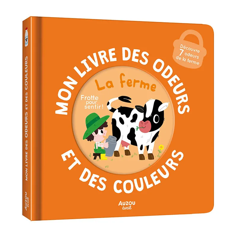 Mon livre des odeurs & des couleurs La ferme - 12m+-0