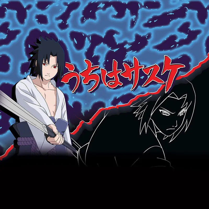 4 Boxers Homme Naruto Shippuden - Bleu/Noir-10
