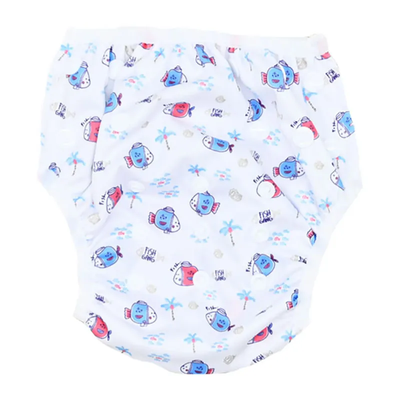 Couche maillot de bain évolutive Ganng de Poisson - 4-15 kg-0