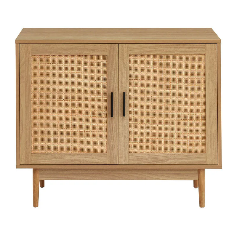 Buffet Amana 2 portes Cannage rotin - 90x39,5x75cm-2