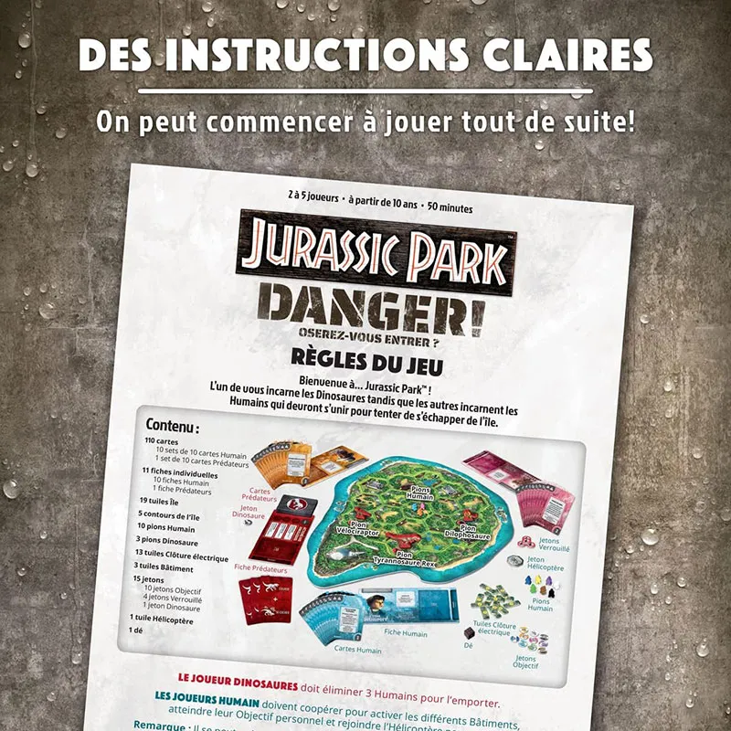 Jeu Jurassic Park Danger - 10+-5