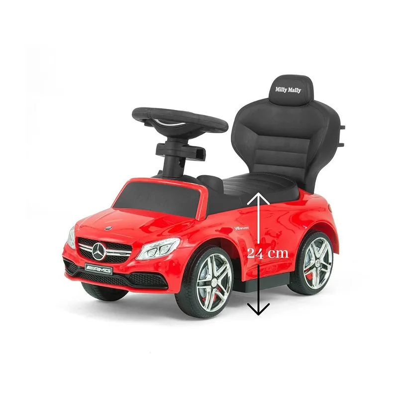 Porteur Mercedes AMG C63 coupé poignée Rouge - 12m+-1