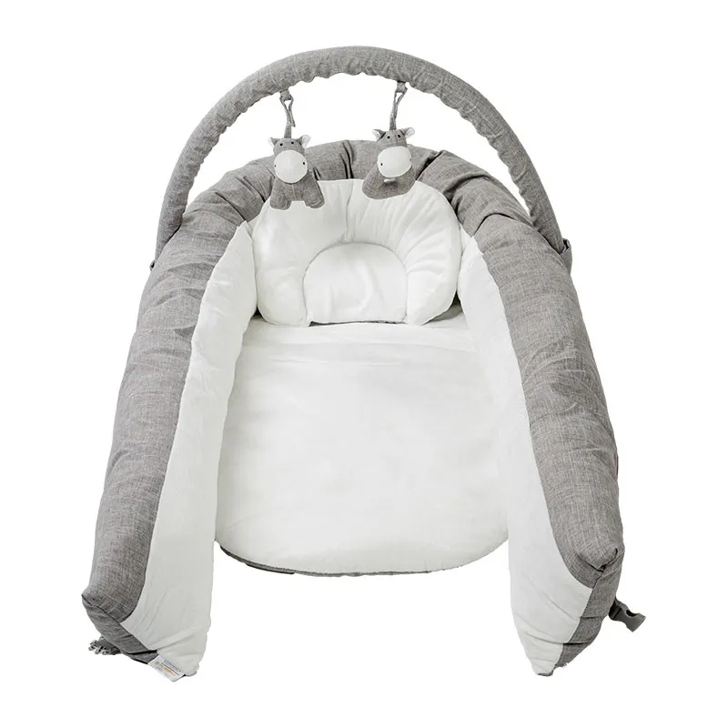 Coussin cocon - Gris-2