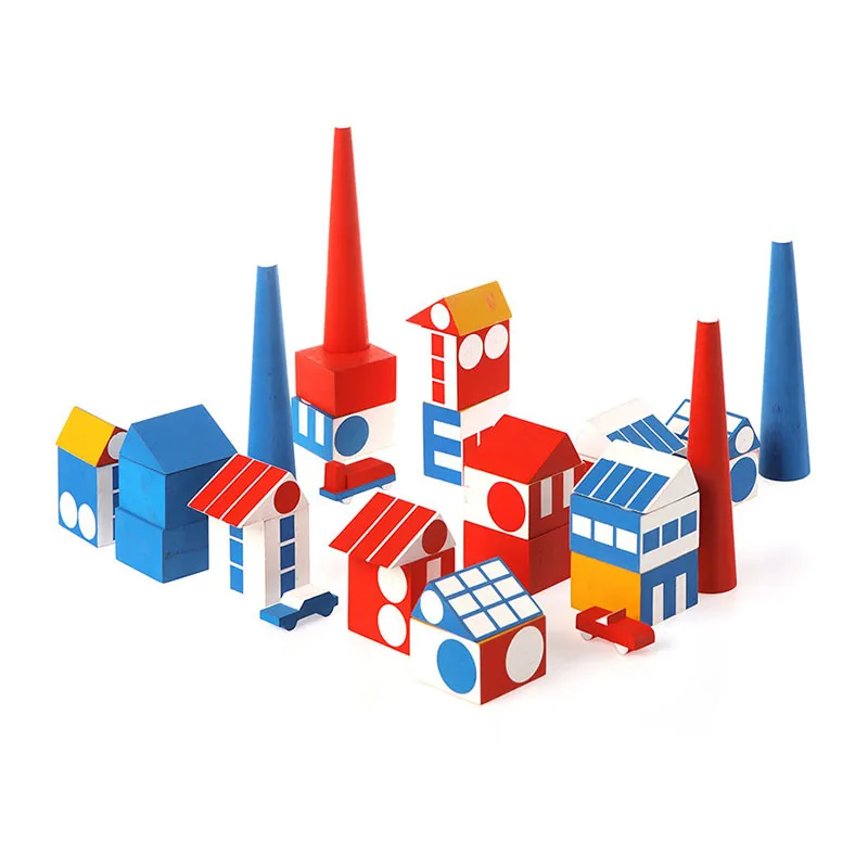 Cubes Factory Town Ladislav Sutnar 33pcs - 24m+-2