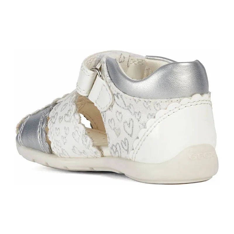 Sandales Premiers pas Elthan - Blanc/Gris-3