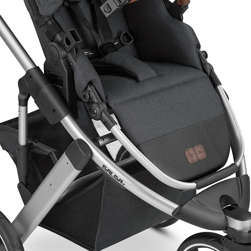 Duo Poussette Salsa 3 Storm + Siège-auto Tulip Noir + Adaptateurs - 0m+-3