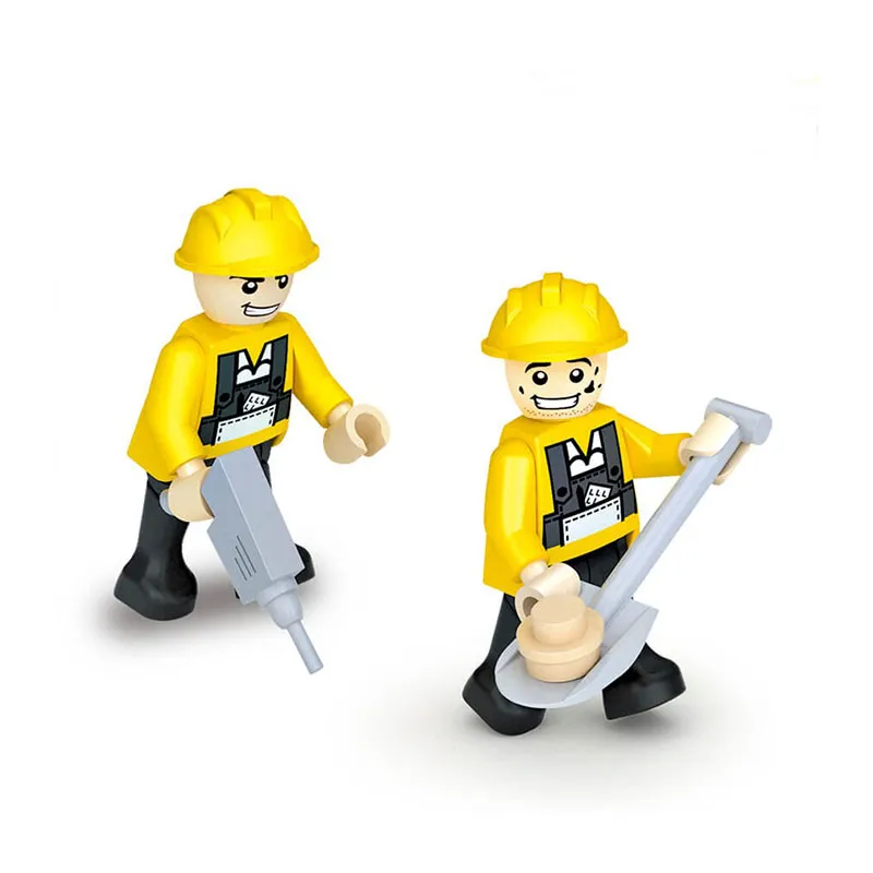 Jeu de construction Engins de chantier 804pcs - 6+-4