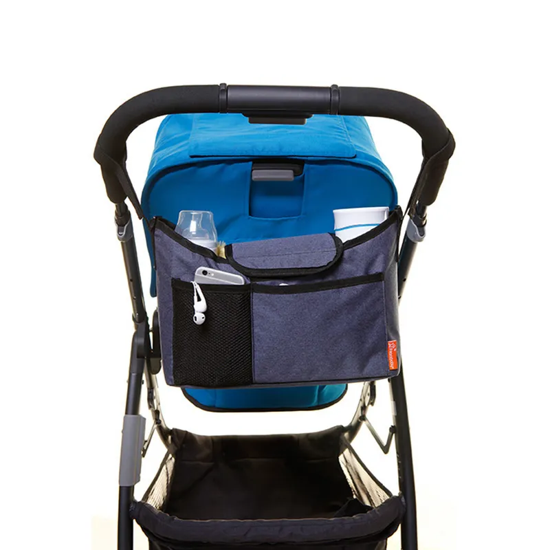 Organisateur de poussette - Bleu Denim-3