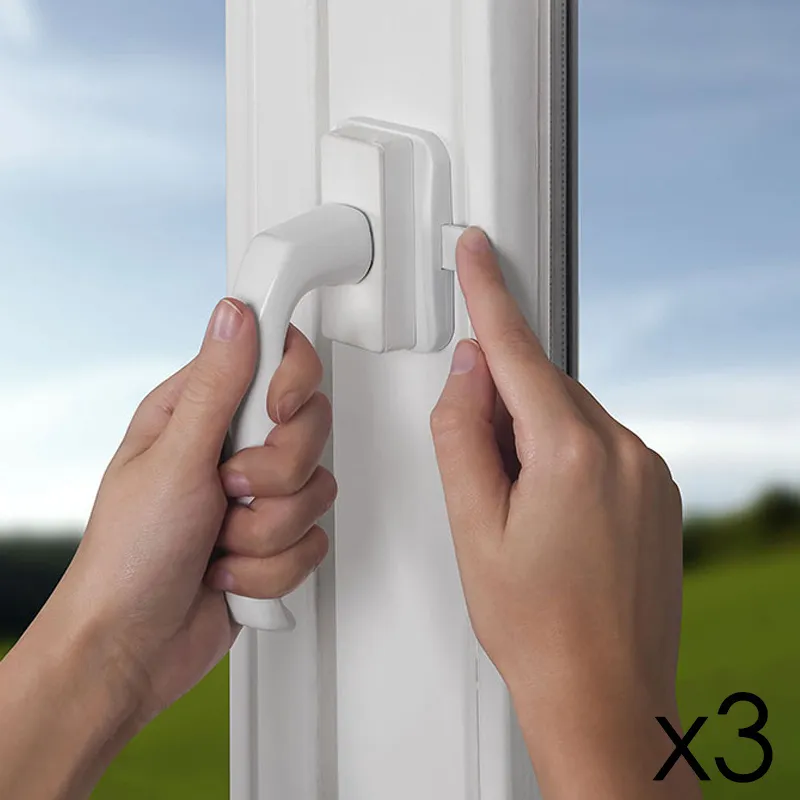 3 Bloques fenêtres/portes-fenêtres - Blanc-0