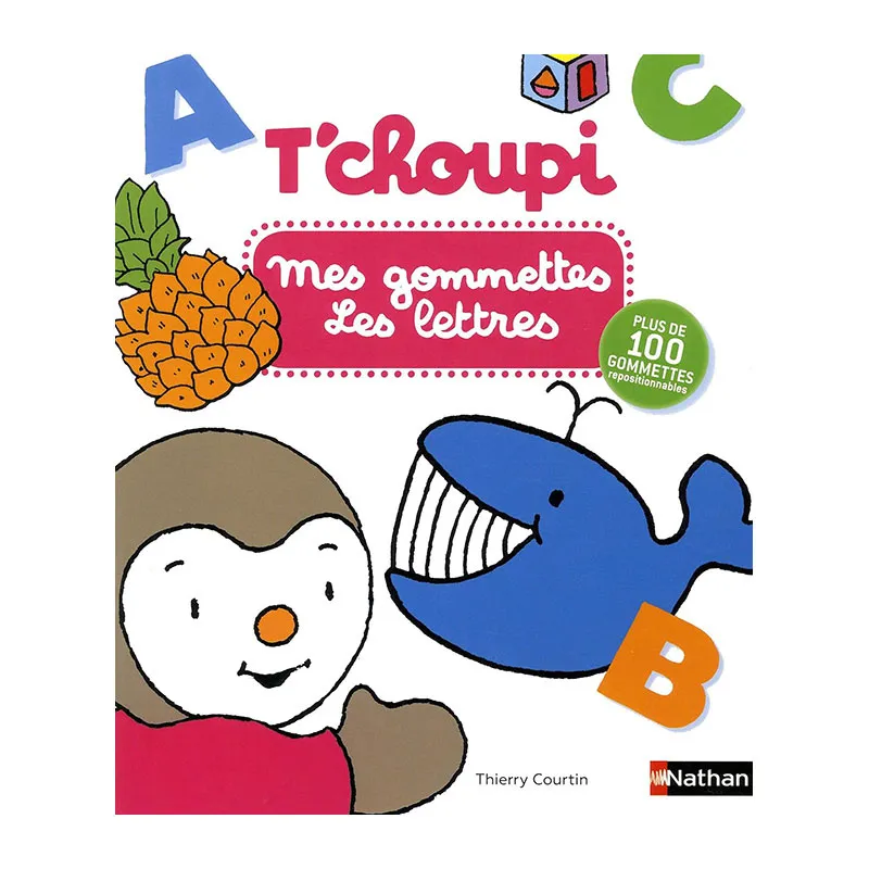 T'Choupi Mes Gommettes & Les Lettres - 24m+-0