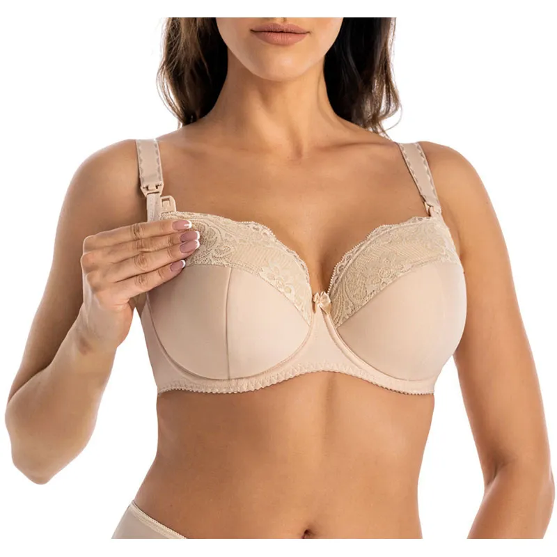 Soutien-gorge d'allaitement Marte - Beige-0