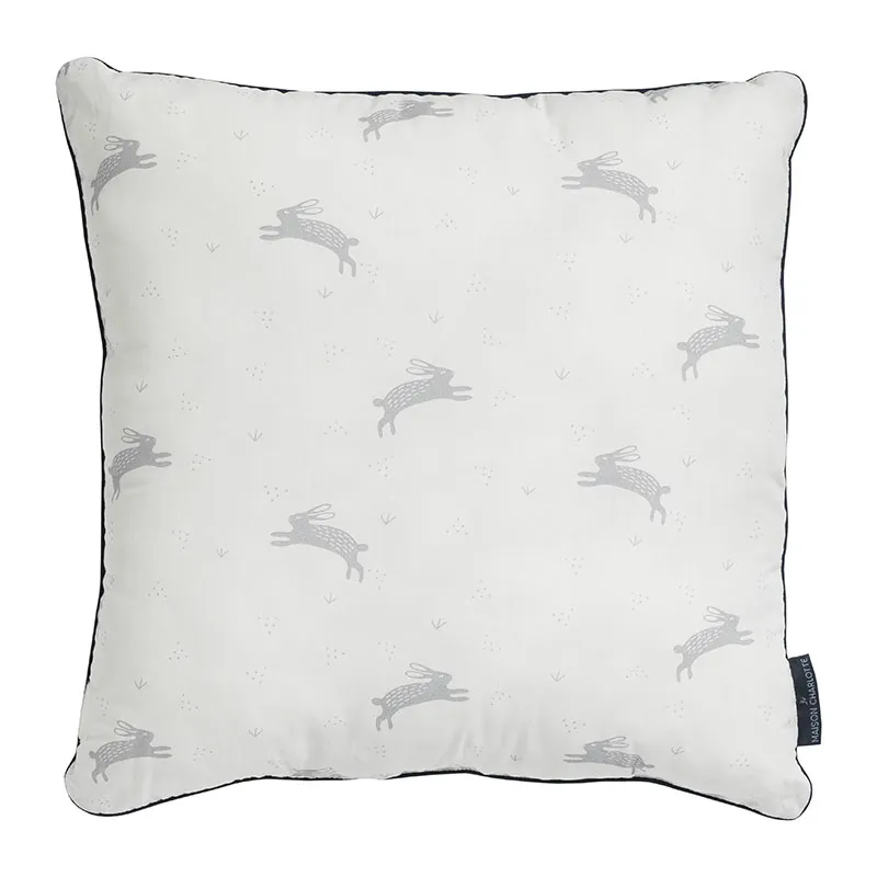 Coussin Coton BIO Saint-Honoré & Belleville Gris - 40x40cm-0