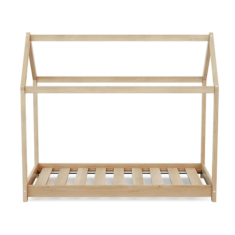Lit Cabane Bébé Bois - 70x140cm-2