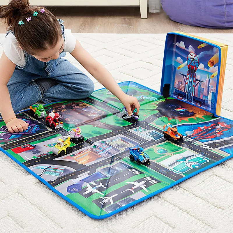 Coffre/Tapis de jeu 2en1 Pat'Patrouille + 2 voitures - 36m+-0