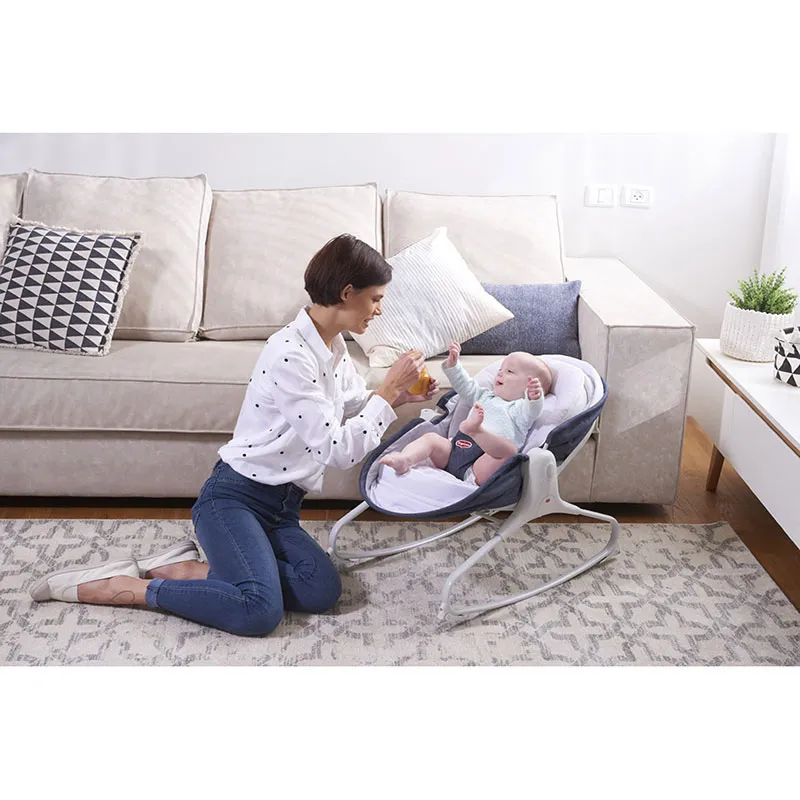 Transat Rocker Napper Evolution 3 en 1 Denim - 0m+-5