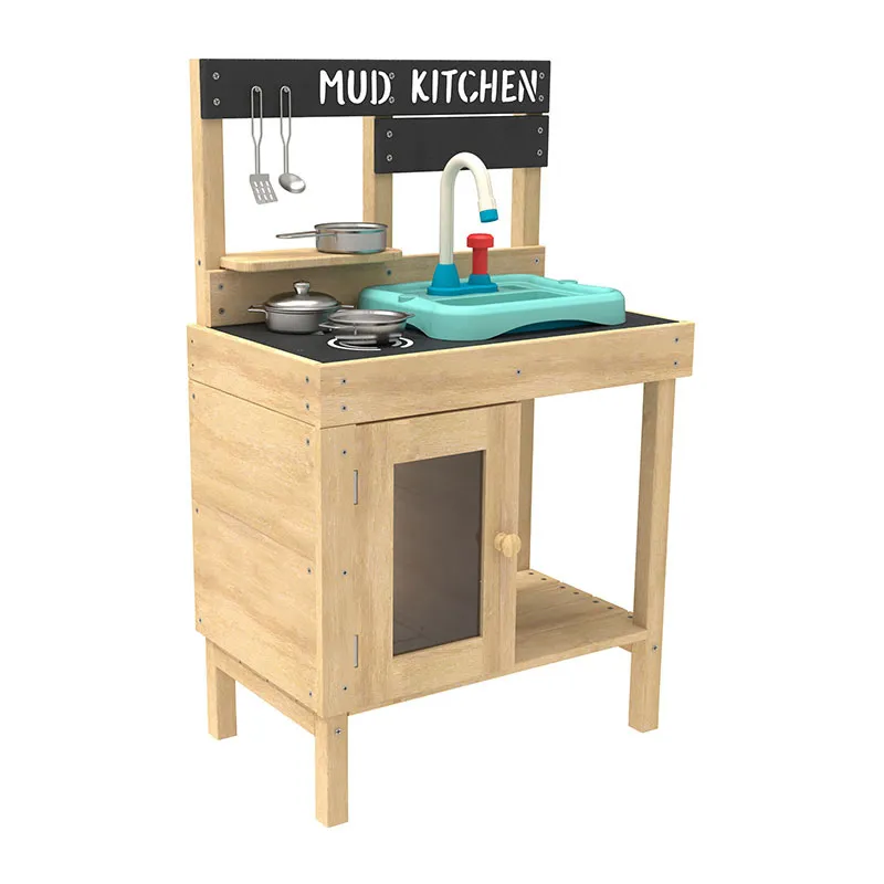 Cuisine extérieure Junior Cook Splash & Play Bois - 36m+-0