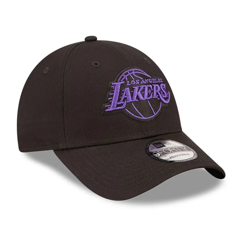 Casquette 9Forty LA Lakers neon Adulte - Noir-2