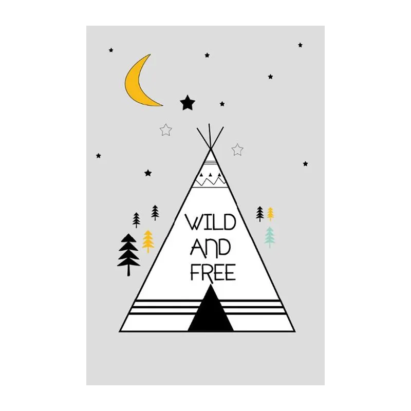 Tapis Enfant Tipi Gris - Plusieurs dim. dispos-0