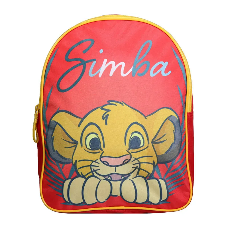 Sac à dos goûter maternelle Roi Lion Rouge - 25x31,5cm-0