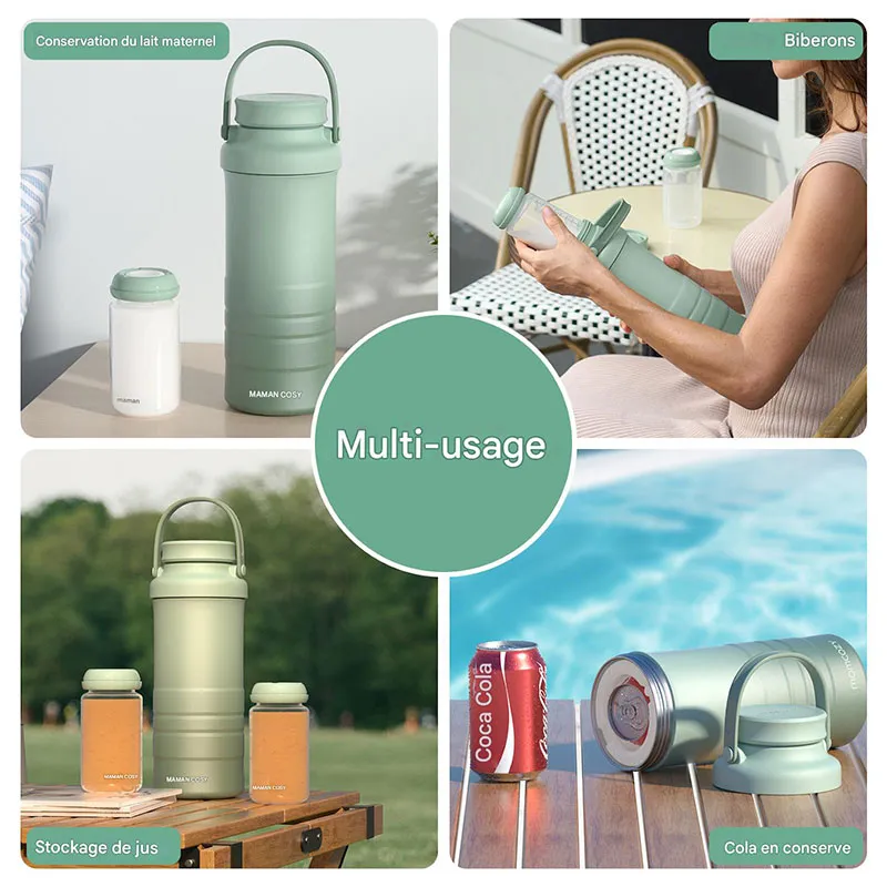 Refroidisseur lait maternel portable - Vert-12