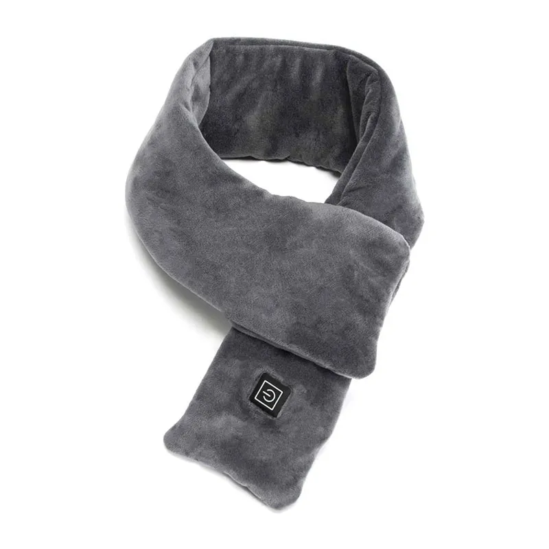 Echarpe chauffante USB - Gris-3