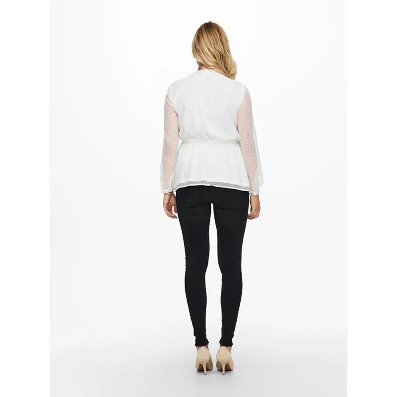 Blouse de grossesse Bettina Only - Blanc-4
