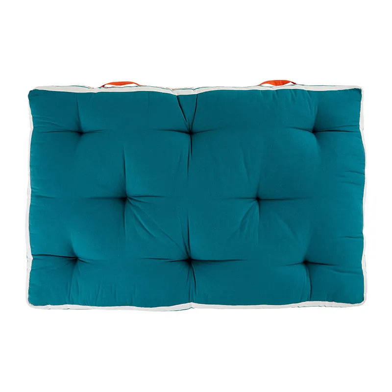 Coussin palette extérieur Yucatan Bleu canard - 120x80x15cm-0