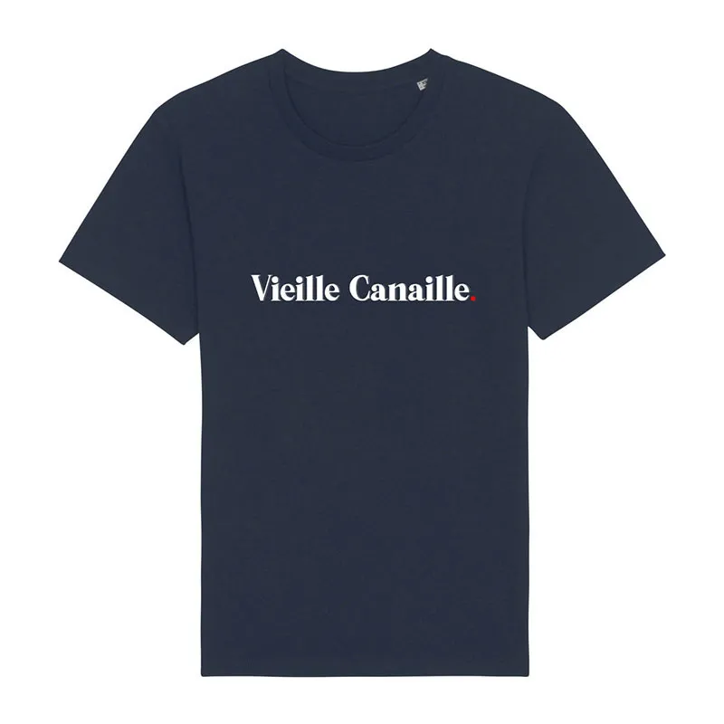 T-shirt Homme Vieille canaille BIO - Navy-0