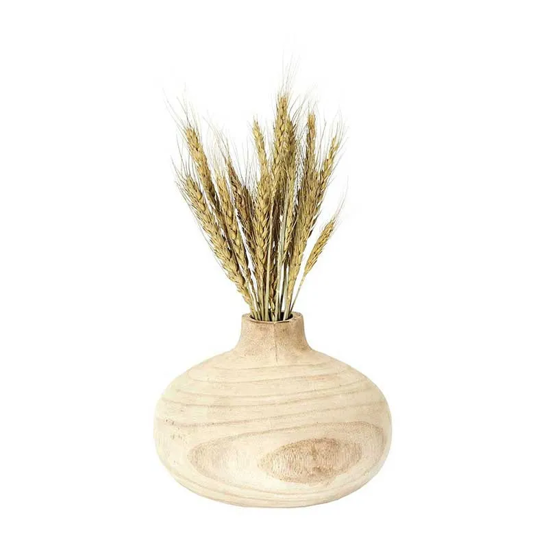 Vase Bancoulier Bois - 20,7x14,5x20,7cm-2