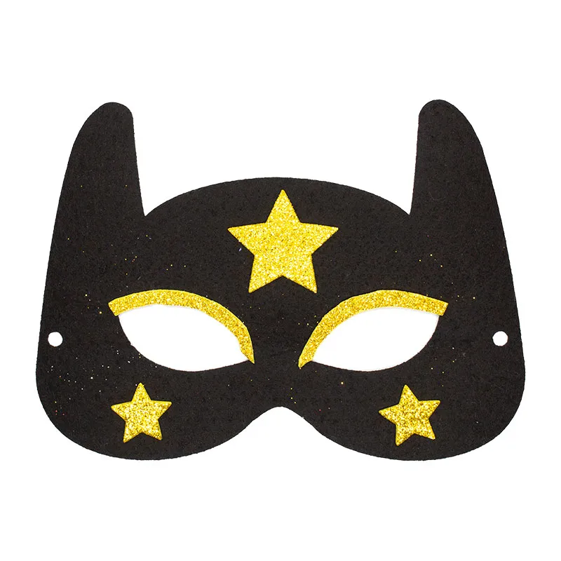 Masques en feutrine Superhéros à décorer 12pcs - 3+-3