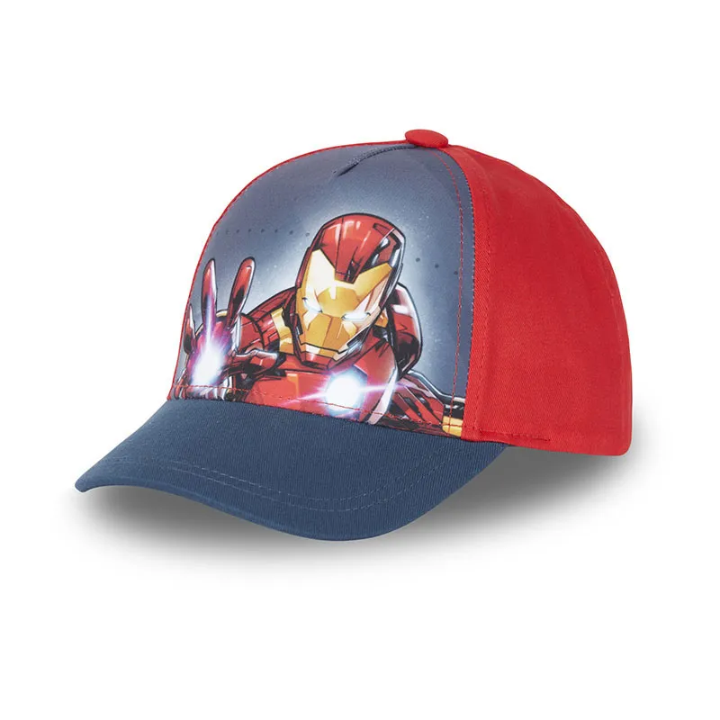 Casquette Enfant Marvel Iron Man Pièce - Rouge/Noir-1
