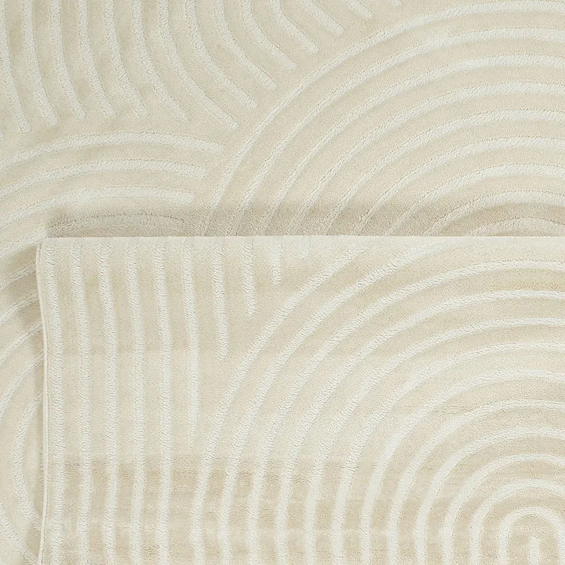 Tapis Bianca circle - Crème-2