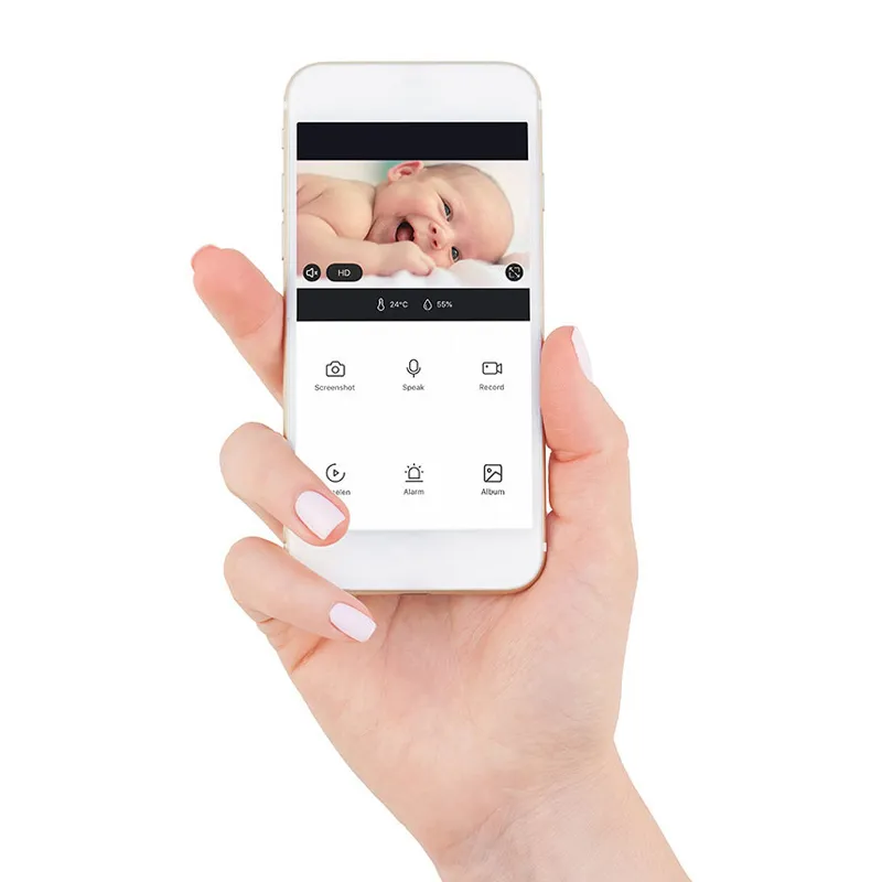 Babyphone SmartBaby5 Wifi Caméra - Blanc-7