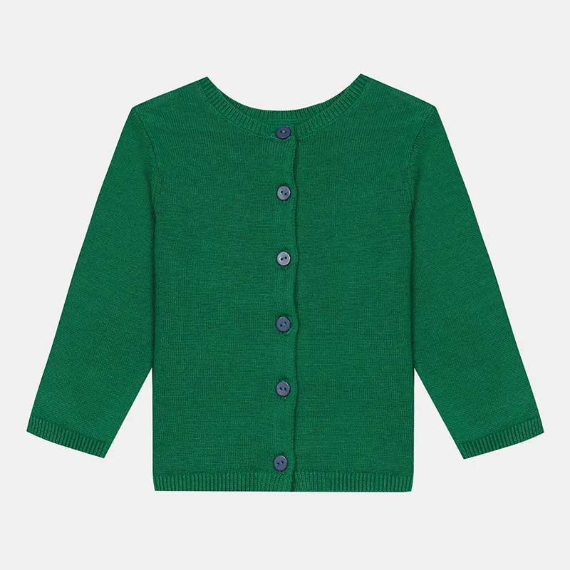 Gilet Coton BIO Mixte - Vert foncé-1